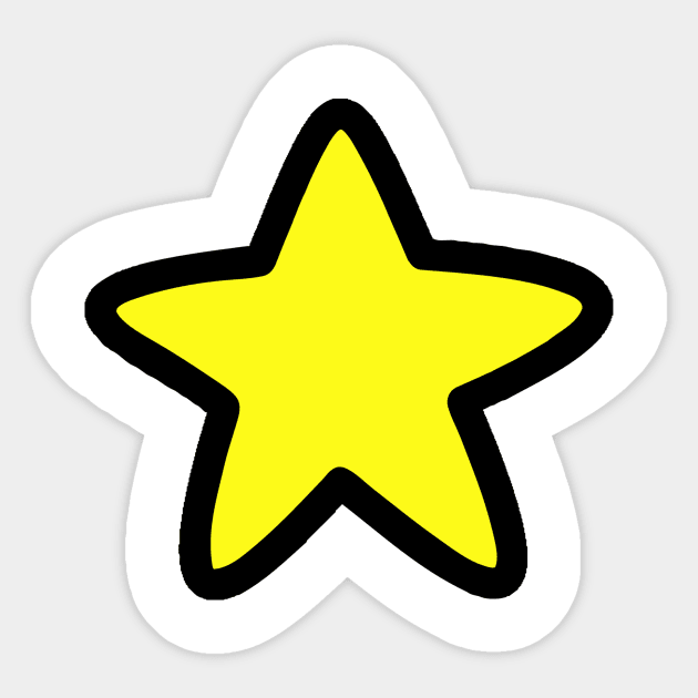 Little Yellow Star Sticker by AustralianMate